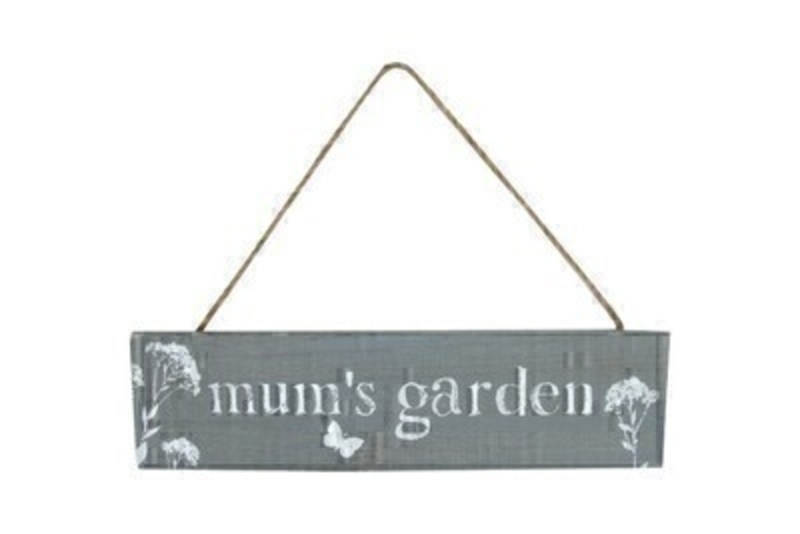 Wooden Mums Garden Hanging Plaque By Gisela Graham